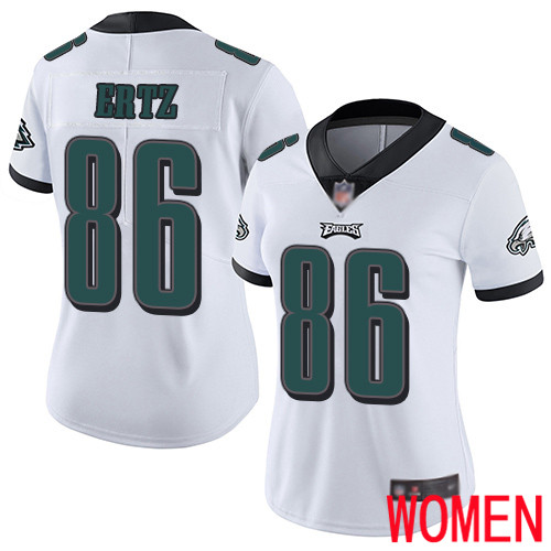 Women Philadelphia Eagles 86 Zach Ertz White Vapor Untouchable NFL Jersey Limited Player Football